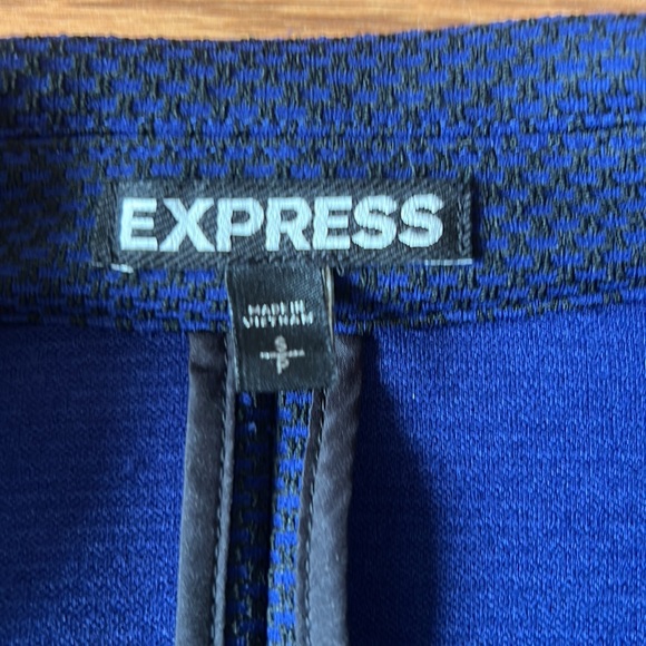 Black and Navy Blue Blazer from Express - Picture 3 of 4